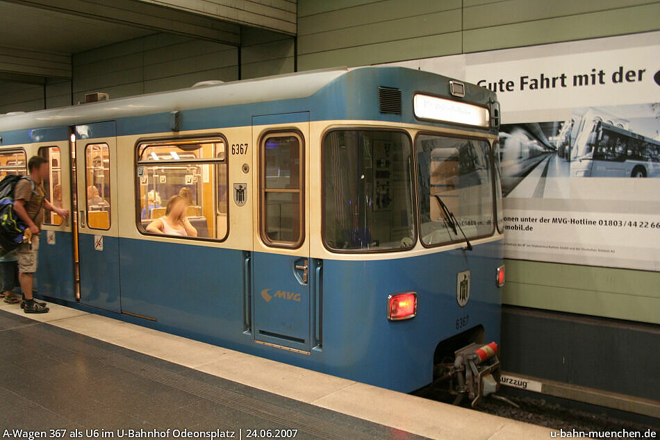 UBahn München Wagen 367