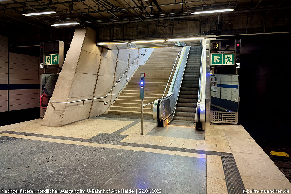 UBahnhof Alte Heide (U6) UBahn München