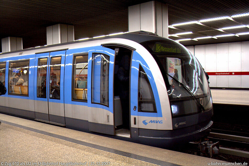 Gleisplan U Bahn München