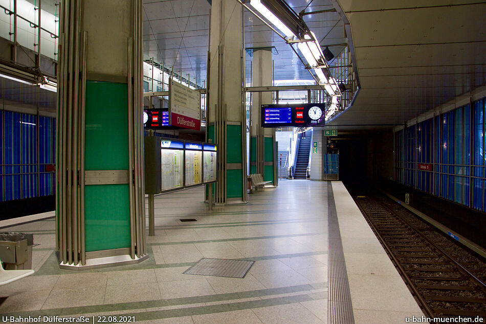 Liste aller Bahnhöfe der Münchner UBahn U2 UBahn München