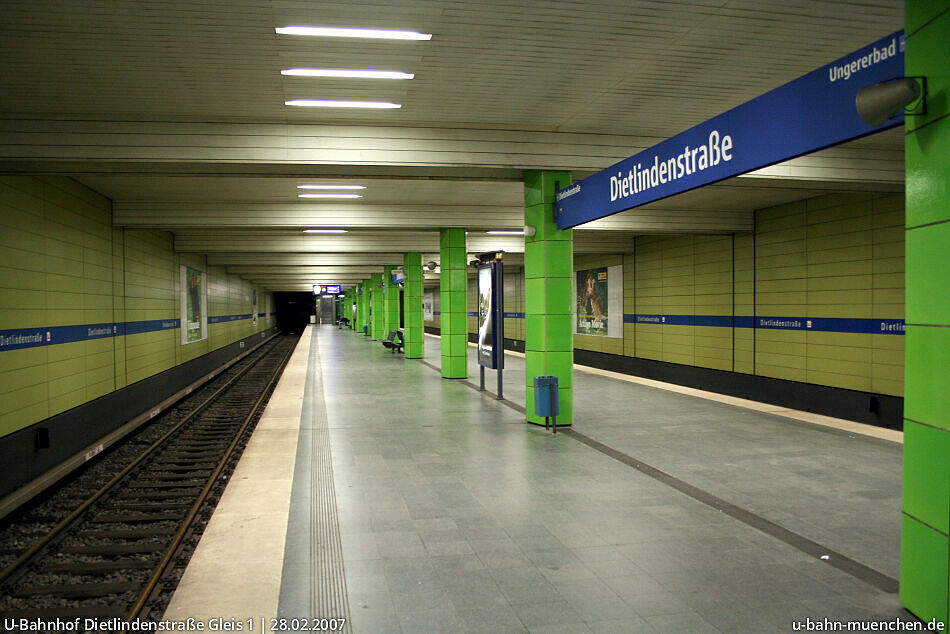 UBahn München Bahnhofsliste