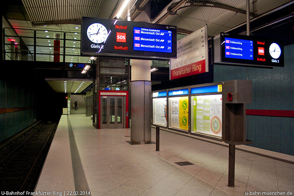 UBahnhof Frankfurter Ring (U2) UBahn München