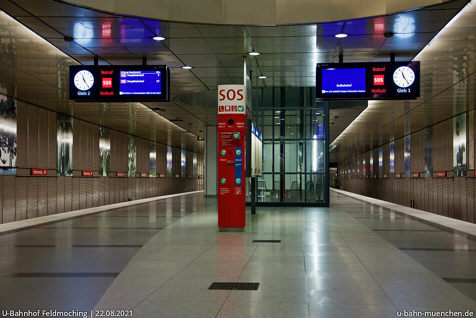 UBahn München UBahnhof Feldmoching (U2)