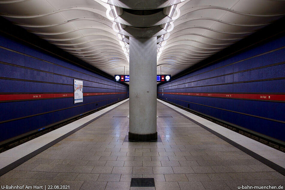 UBahnlinie U2 von Feldmoching zur Messestadt Ost UBahn