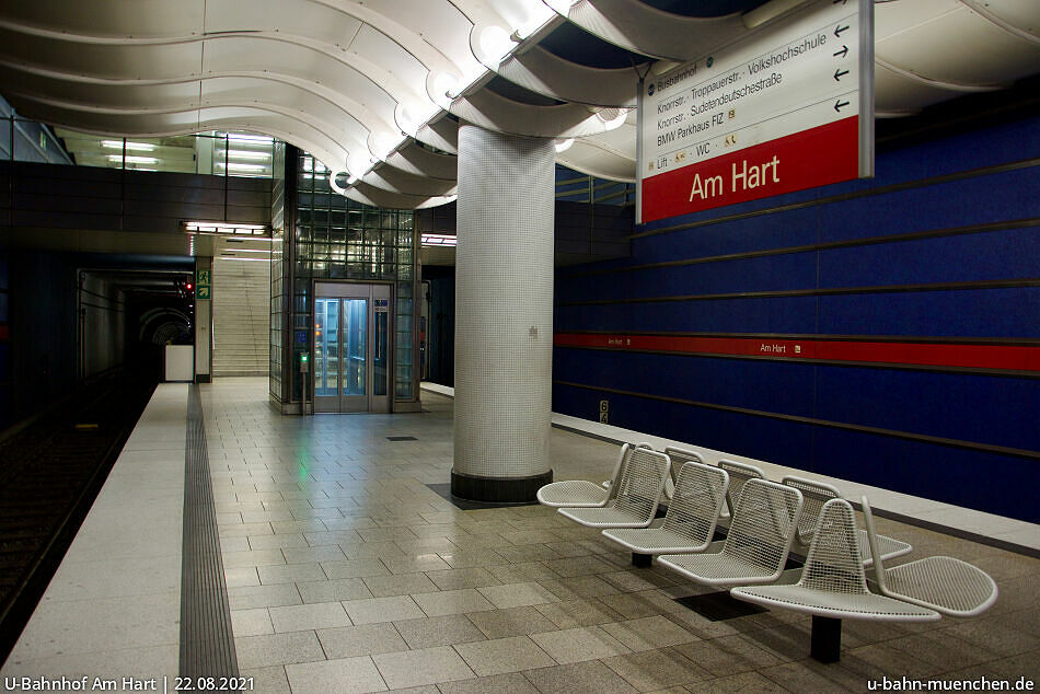 Liste aller Bahnhöfe der Münchner UBahn U2 UBahn München