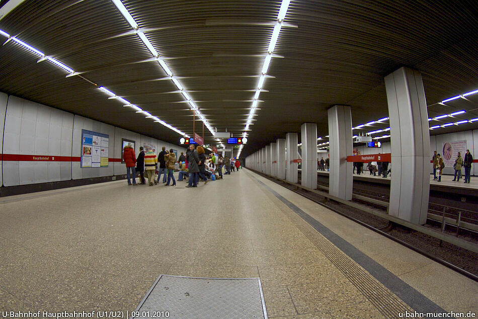 UBahn München UBahnhof Hauptbahnhof (U1, U2, U7, U8)