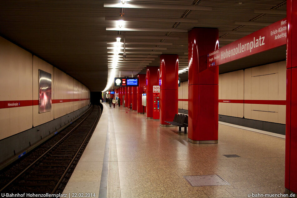 UBahnhof Hohenzollernplatz (U2, U8) UBahn München