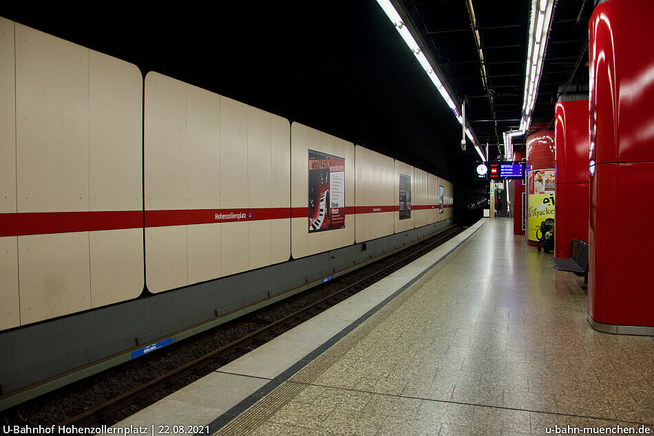 Liste aller Bahnhöfe der Münchner UBahn u2 UBahn München