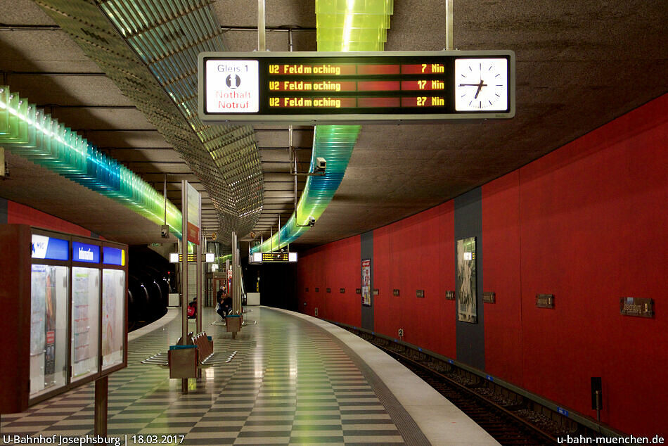 UBahnhof Josephsburg (U2) UBahn München