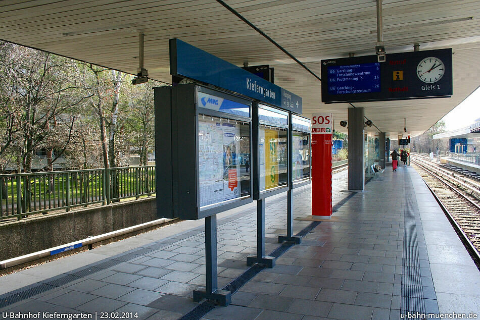 UBahn München UBahnhof Kieferngarten (U6)