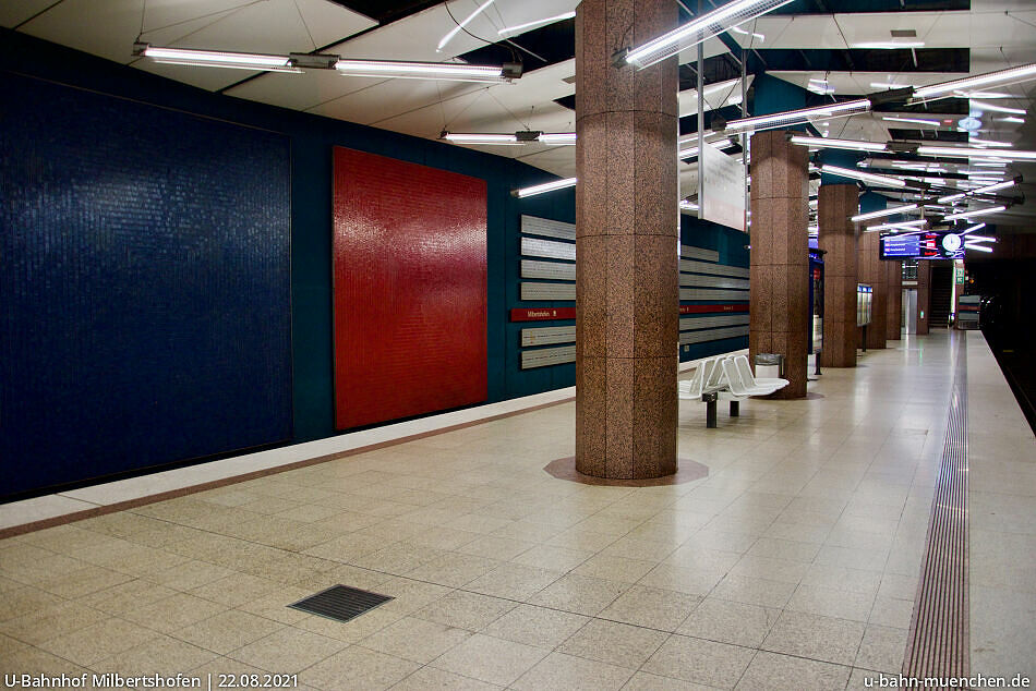 UBahnhof Milbertshofen (U2) UBahn München