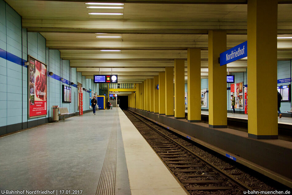 UBahnhof Nordfriedhof (U6) UBahn München