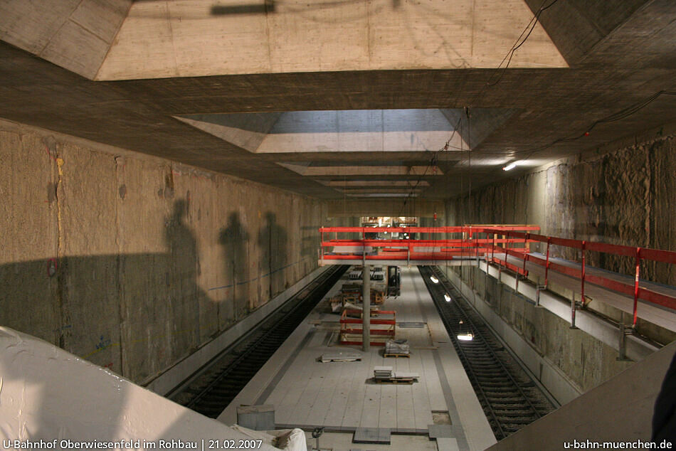 UBahnhof Oberwiesenfeld (U3) UBahn München