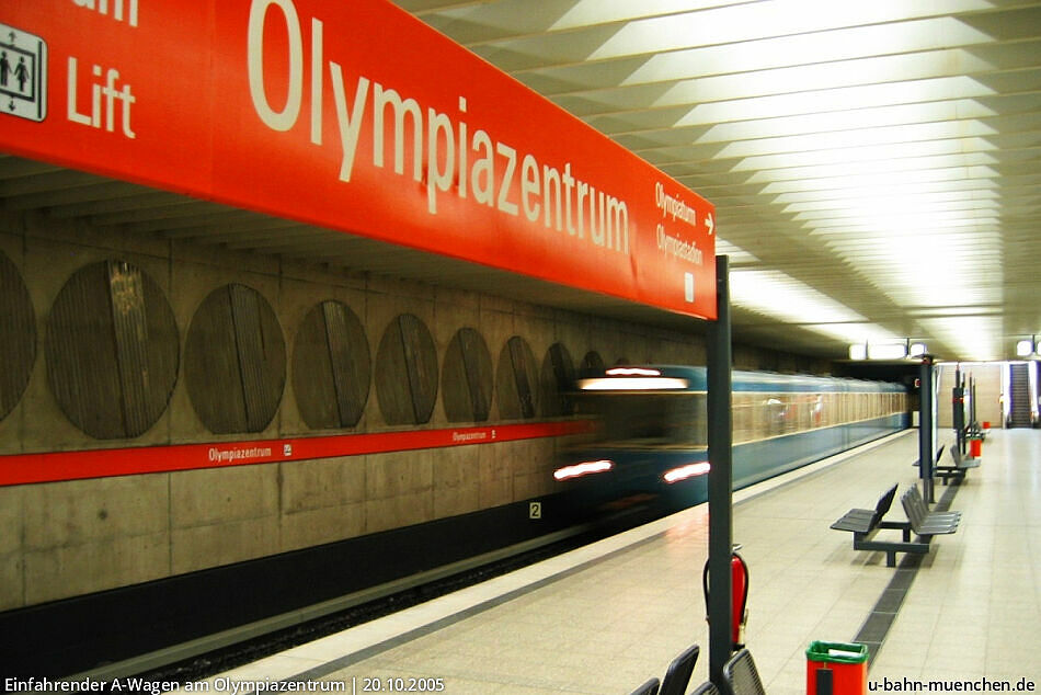 UBahnhof Olympiazentrum (U3, U8) UBahn München