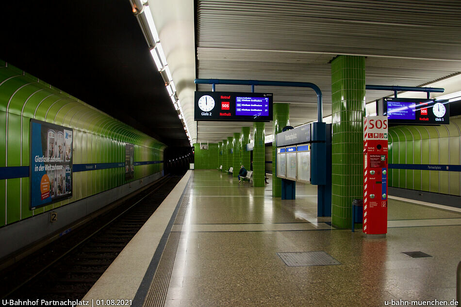 UBahnhof Partnachplatz (U6) UBahn München