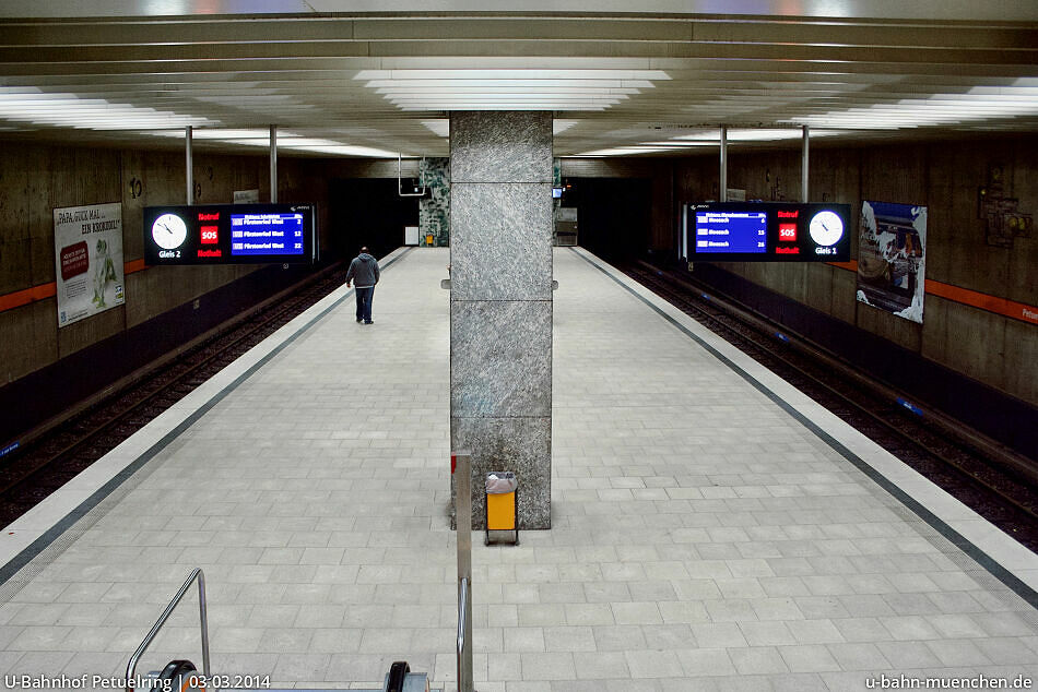 UBahnhof Petuelring (U3, U8) UBahn München
