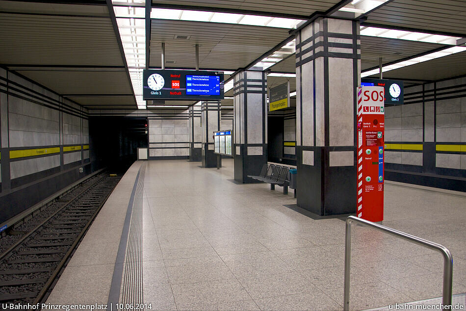 UBahnhof Prinzregentenplatz (U4) UBahn München