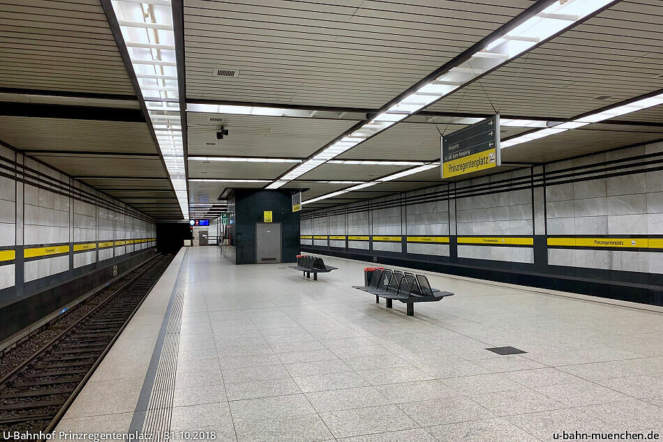UBahnhof Prinzregentenplatz (U4) UBahn München