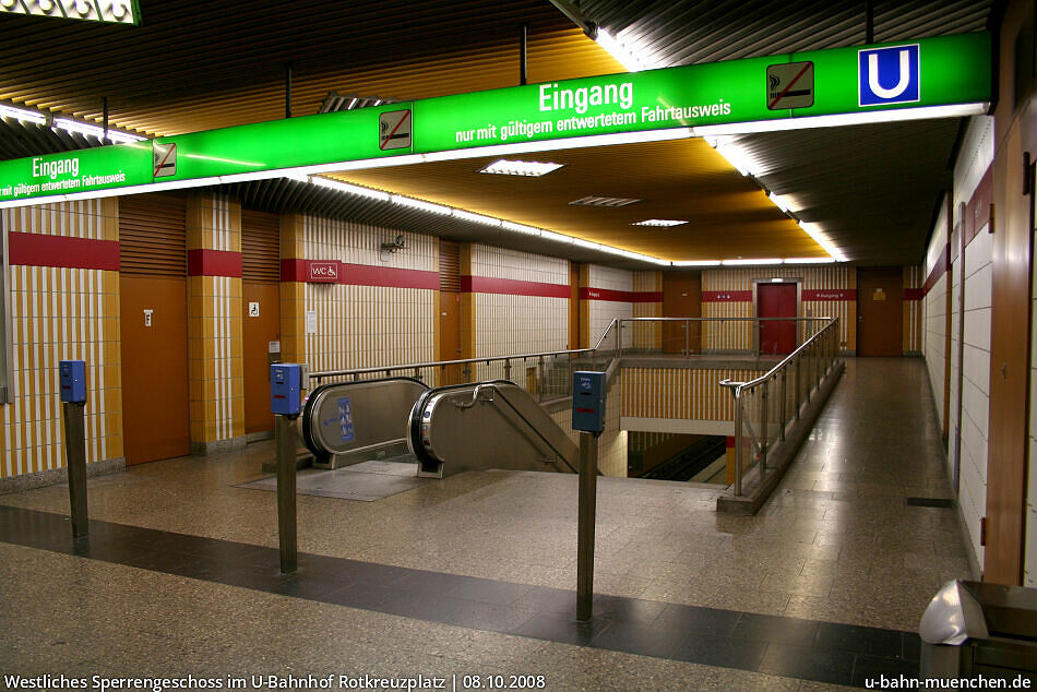 UBahnhof Rotkreuzplatz (U1, U7) UBahn München