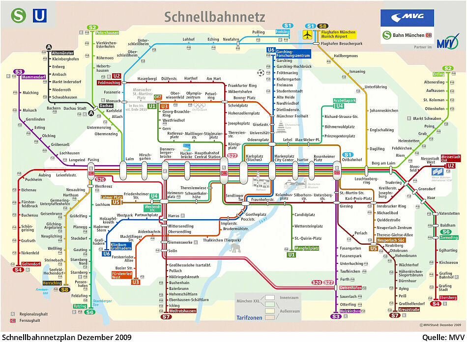 S Und U Bahn Fahrplan München - information online