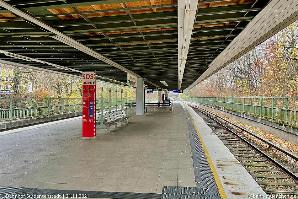 UBahn München UBahnhof Studentenstadt (U6)