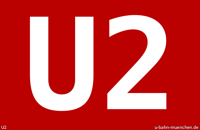 U Bahnlinie U2 Von Feldmoching Zur Messestadt Ost U Bahn Munchen