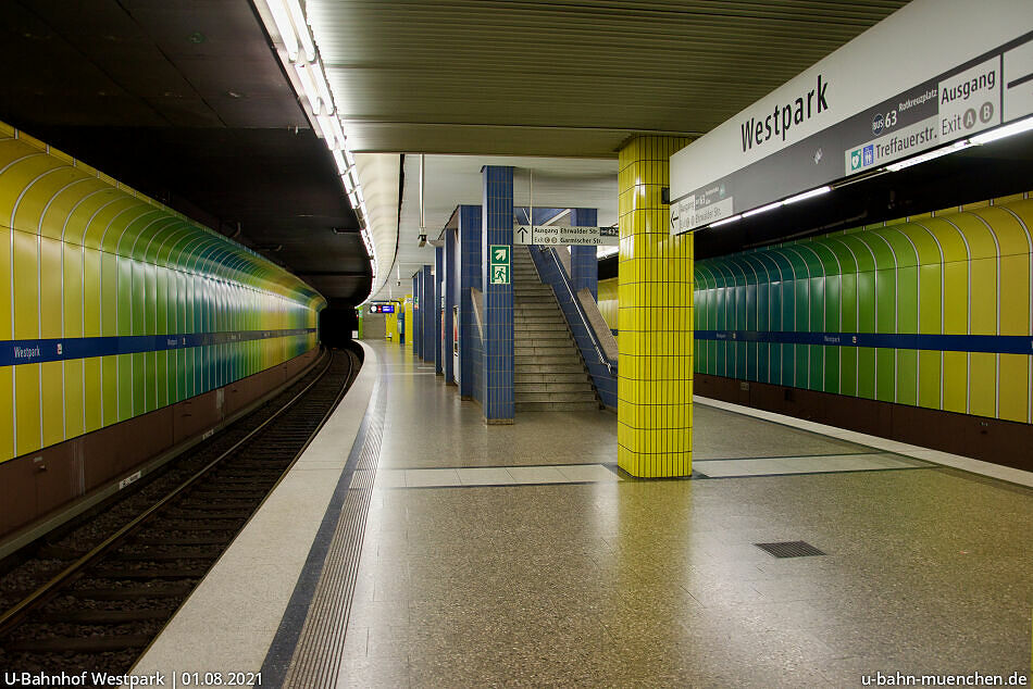 UBahn München UBahnhof Westpark (U6)