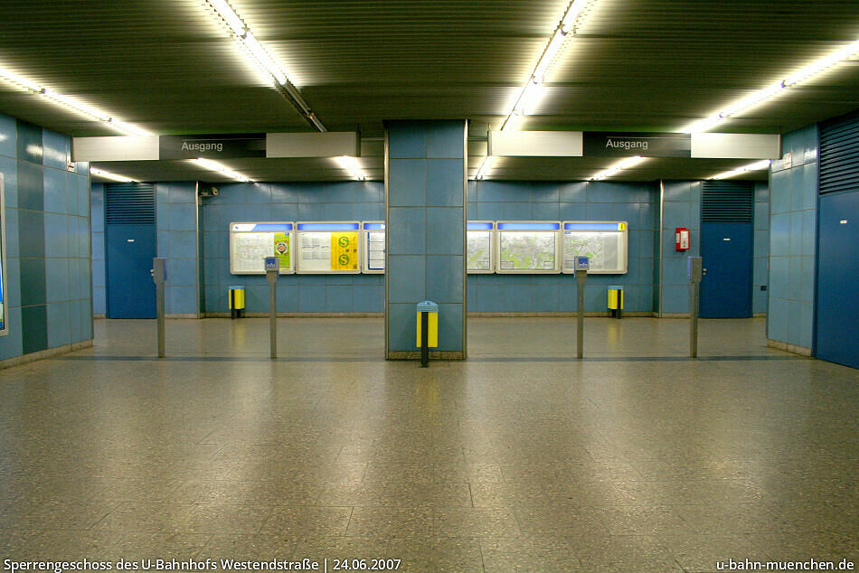 UBahnhof Westendstraße (U4, U5) UBahn München
