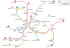 Stand 2018: Möglicher Linienplan U-Bahn mit einer U9-Spange