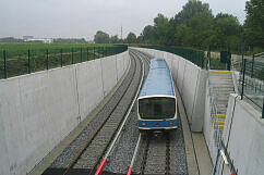 Testfahrten zum Forschungszentrum