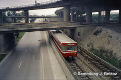Nürnberger DT1 während der Olympischen Spiele 1972 auf der U6 am "Tatzelwurm"