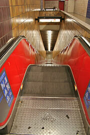 U-Bahnhof Fraunhoferstraße: zu tauschende Fahrtreppe