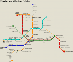 Netzplan Stand 31.12.1991