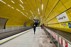 U-Bahnhof Sendlinger Tor (U1/U2) teilweise bereits umgestaltet
