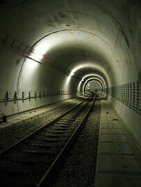 Tunnelstrecke nach Garching