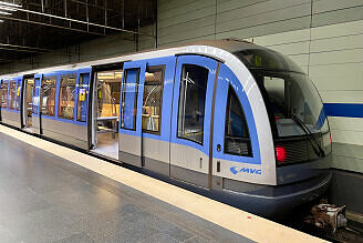 C-Zug 609 als U6-Verstärker im U-Bahnhof Odeonsplatz