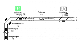 Geplante Erweiterung der U4 im Nordosten Münchens