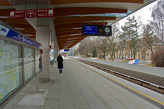 U-Bahnhof Freimann nach dem Umbau