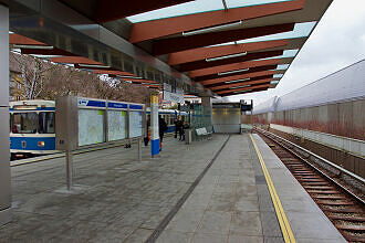 U-Bahnhof Freimann mit ausrückender U3