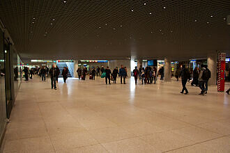 Renoviertes Sperrengeschoss am Hauptbahnhof