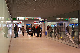 Renoviertes Sperrengeschoss am Hauptbahnhof