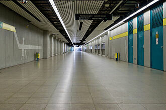 Tunnel zum ehemaligen Haupteingang der Messe vom U-Bahnhof Schwanthalerhöhe