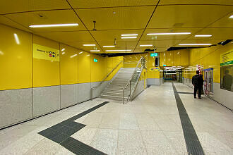Neuer Querschlag unter der Sonnenstraße im U-Bahnhof Sendlinger Tor (U1/U2)