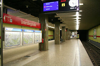 U-Bahnhof Untersbergstraße Gleis 1