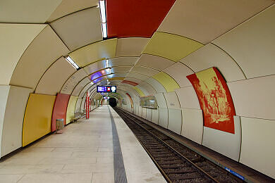 U-Bahnhof Garching Gleis 1 U-Bahnhof Garching Gleis 1