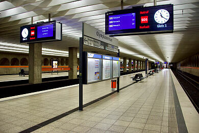 U-Bahnhof Olympiazentrum U-Bahnhof Olympiazentrum