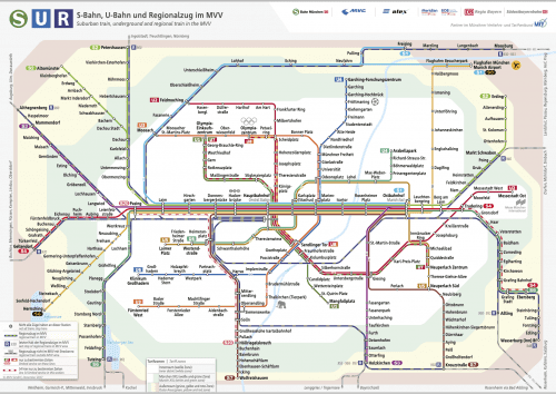 Schnellbahnnetzplan Dezember 2017