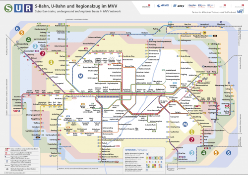 Schnellbahnnetzplan Dezember 2019