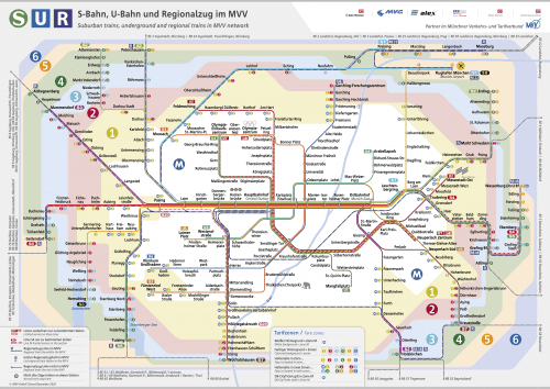 Schnellbahnnetzplan Dezember 2020