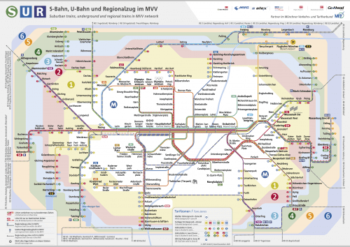 Schnellbahnnetzplan Dezember 2021